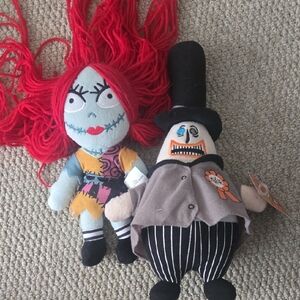 Nightmare Before Christmas Plush Toy Set - Sally & Mayor
